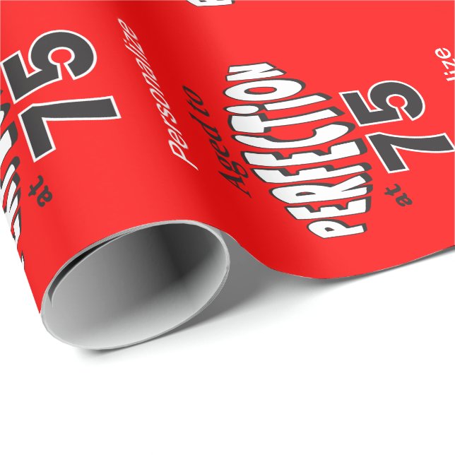 Papel De Presente Envelhecido à perfeição em 75 (Ponta do rolo)