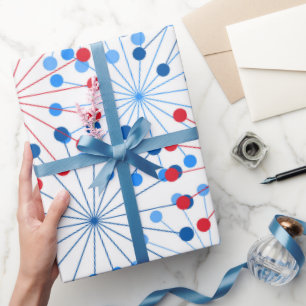 Papel De Presente envoltório patriótico do partido dos