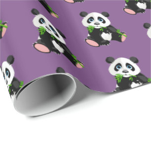 Papel De Presente Envolvendo o urso da Papel-Panda
