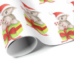 Papel De Presente Envolvimento bonito do White Christmas da arte do<br><div class="desc">Papel de envolvimento bonito da arte do urso de koala que caracteriza um teste padrão do design da repetição em um fundo branco. Urso de Koala na arte do presente que guardara um papel de envolvimento festivo sazonal do bastão de doces. Ideal para seus presentes do Natal ao urso ou...</div>