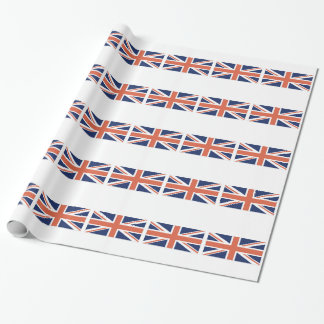 Papel De Presente Envolvimento britânico de Union Jack da bandeira