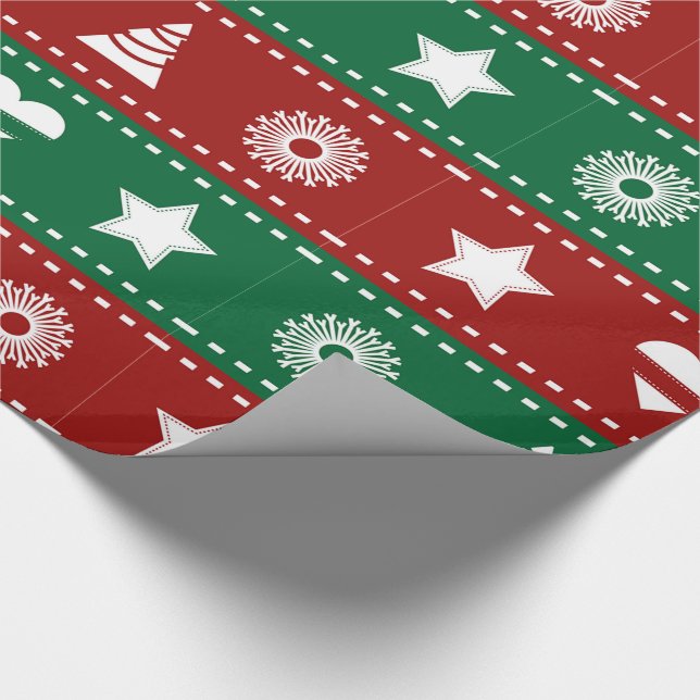Papel De Presente Envolvimento/Ornamento de Presente de Natal (Ponta)