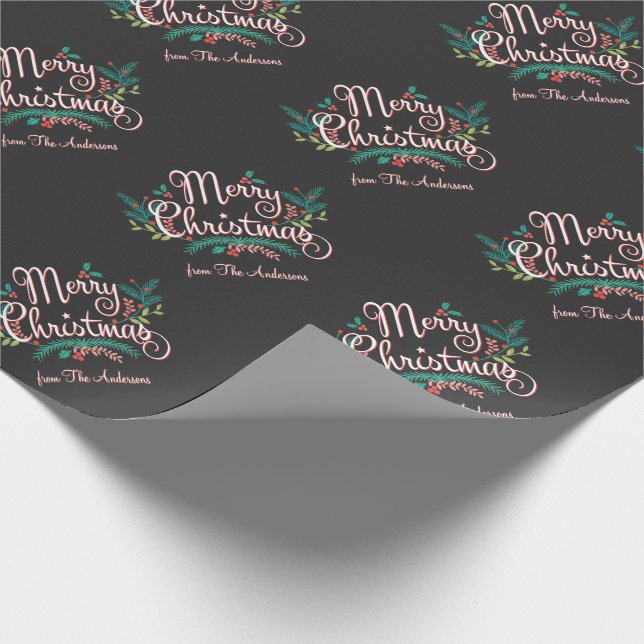 PAPEL DE PRESENTE ENVOLVIMENTO PERSONALIZADO RAMO DO AZEVINHO DO (Ponta)