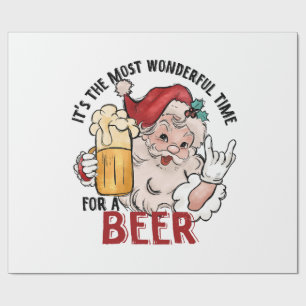 Papel De Presente Época Mais Maravilhosa para uma Cerveja