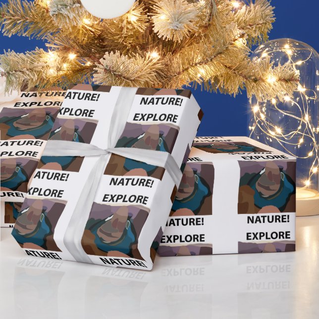 Papel De Presente Equéstia de ferradura Explorar a lente de ferradur (Feriados)