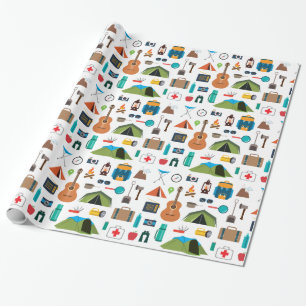 Papel De Presente Equipamento de acampamento