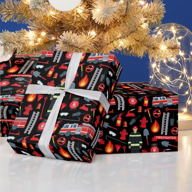 Papel De Presente Equipamento de combate a incêndios Pavimentos Pavi (Feriados)