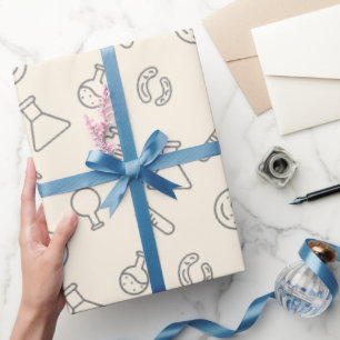 Papel De Presente Equipamento de laboratório científico Química de C