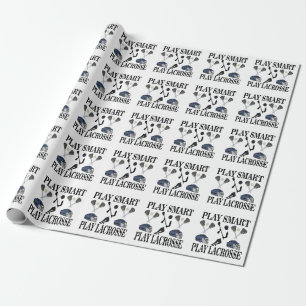 Papel De Presente Equipe de Lacrosse Adolescente do Sexo Masculino T
