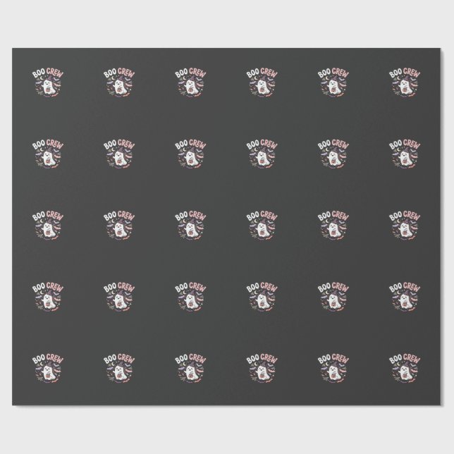 Papel De Presente Equipe Fantasma do Halloween Boo (Aberto)