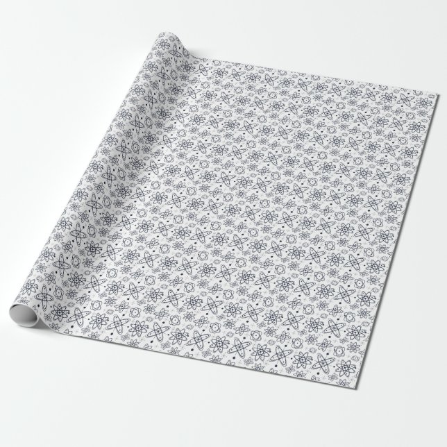 Papel De Presente Era Atômica: Padrões modernos do século Médio (Desenrolado)
