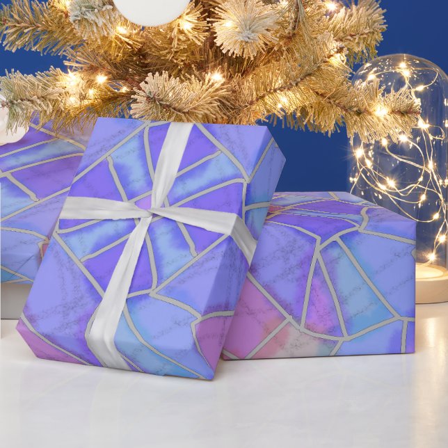 Papel De Presente Esboço de Giz Mandala Brilhante (Feriados)