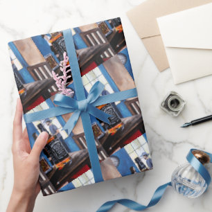 Papel De Presente Escolhendo Pintura do Texas por Alfred Fox