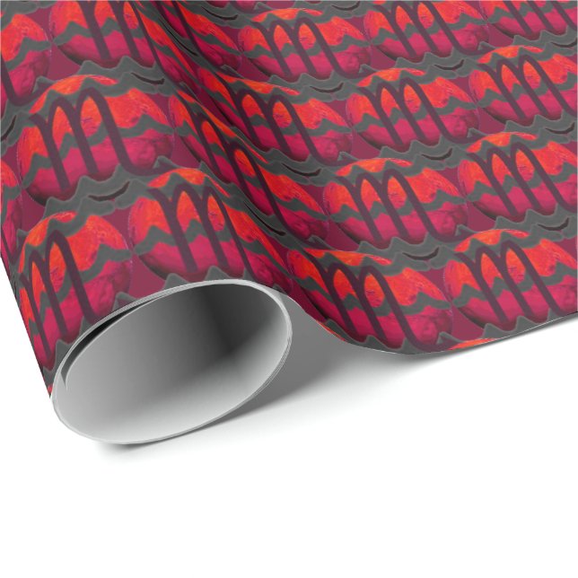 Papel De Presente Escorpião (Ponta do rolo)