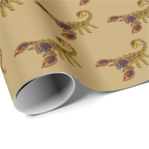 Papel De Presente Escorpião Celta