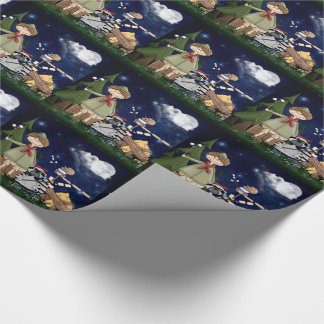 Papel De Presente Escoteiro Cartoon Woodland Animais por Campfire
