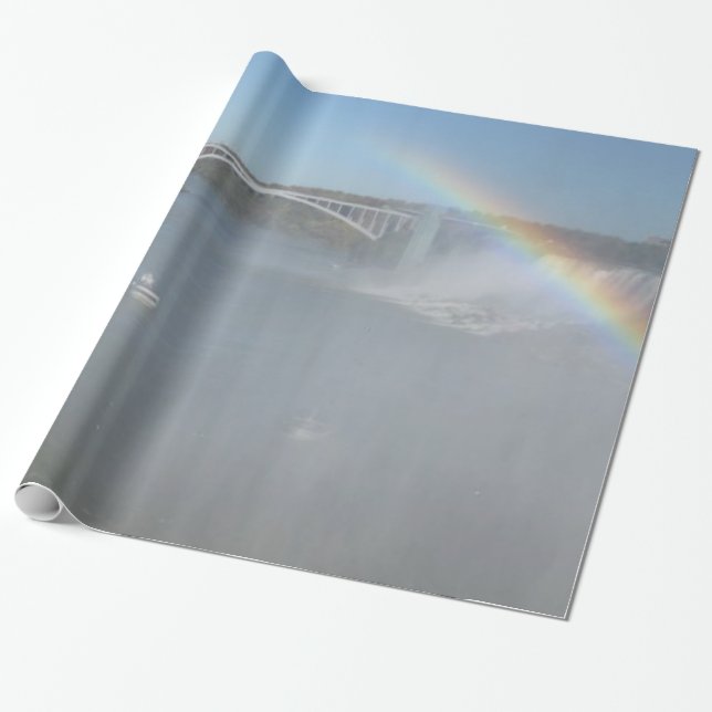 Papel De Presente Escritura da bíblia do arco-íris (Desenrolado)