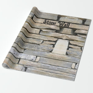 Papel De Presente Esfregando Papel Pedra Muro Divertido