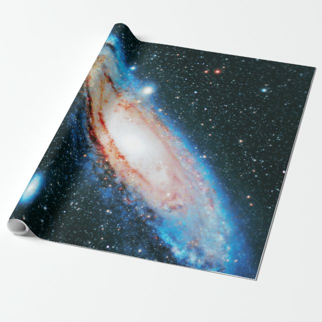 Papel De Presente Espaço Exterior (Desenrolado)