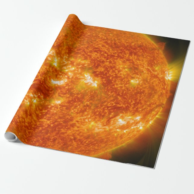 Papel De Presente Espaço Exterior (Desenrolado)