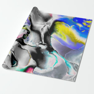 Papel De Presente Espaço. Fundo Branco brilhante. Tabuleiro de fumaç