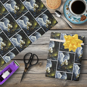 Papel De Presente Espada de Anjo Guerreiro de Fantasia Feroz