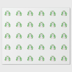 Papel De Presente Espalho do coelho da caricatura