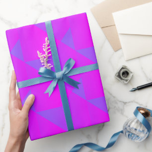 Papel De Presente Espelho brilhante fluorescente sólido crimson cor-