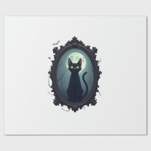 Papel De Presente Espelho do Gato Assombrado