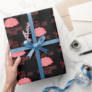 Papel De Presente Espere, Deixe-Me Pensar Sobre Isso