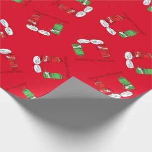 Papel De Presente Espinhos engraçados do Cozinhar de desenhos anima