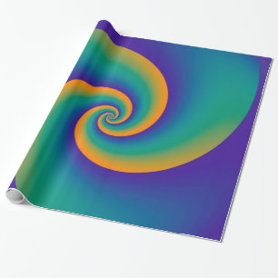 Papel De Presente Espirais em Segundo Plano abstrato soft V