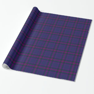 Papel De Presente Espírito do Tartan incorporado de Scotland