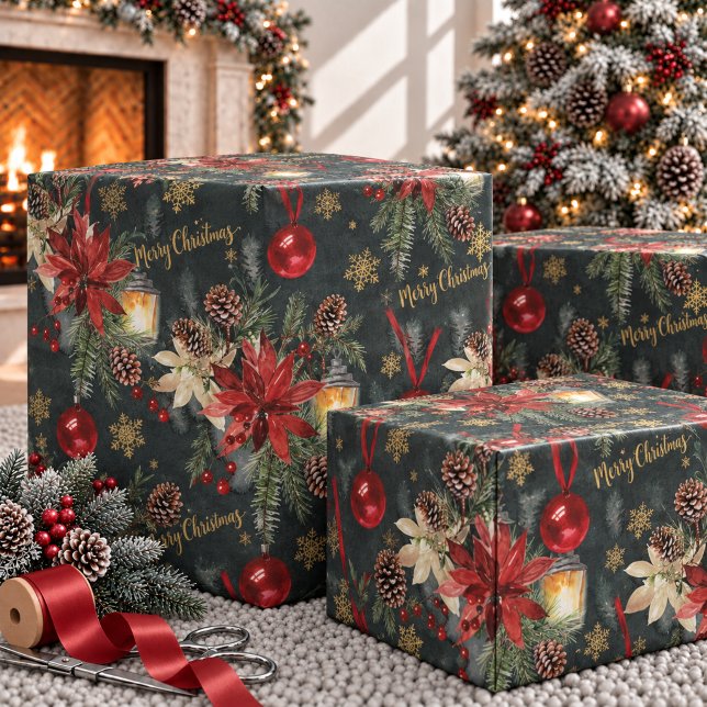 Papel De Presente Esplendor Glossy de Natal (Criador carregado)