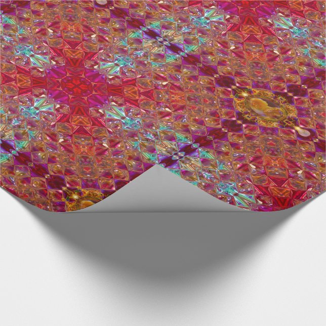 Papel De Presente Esplendor real do Victorian (Ponta)