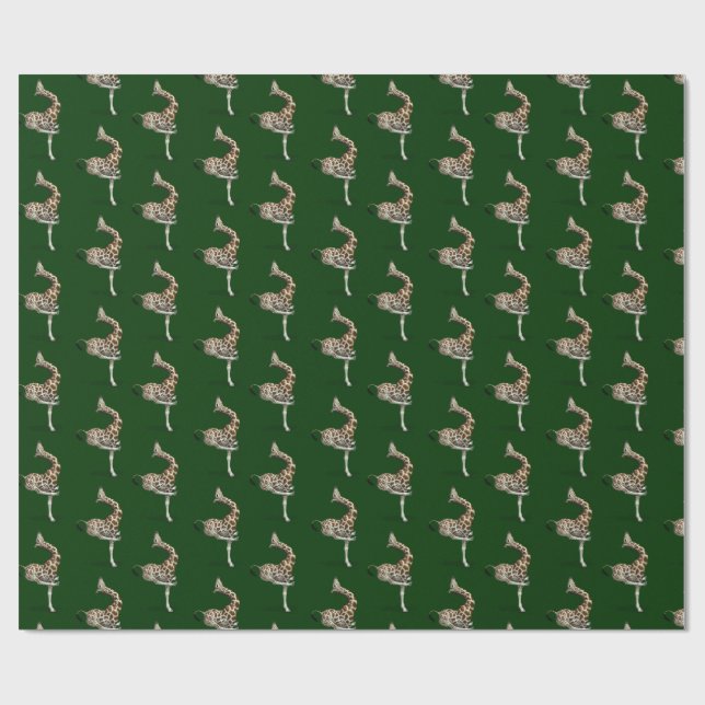 Papel De Presente Esportaria Encantada Giraffe (Aberto)