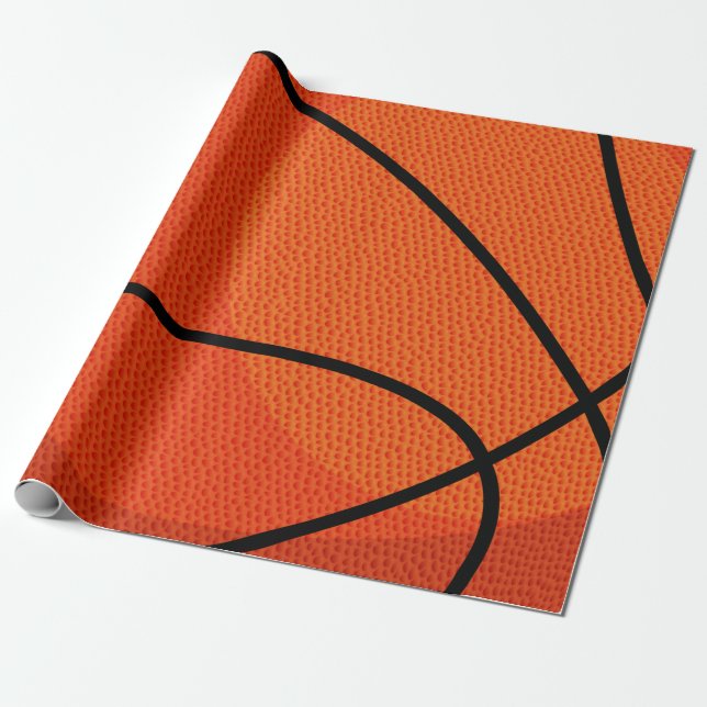 Papel De Presente Esportes de basquetebol (Desenrolado)