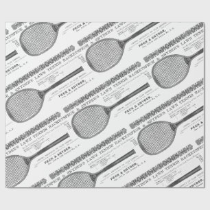 Papel De Presente Esportes para Tênis de Lâmina Racquet 1892