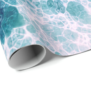 Papel De Presente Espuma marinha