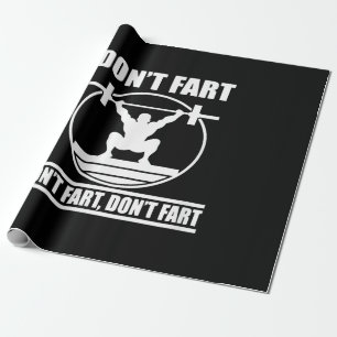 Papel De Presente Esquadra de Workout Engraçado de Gym Engraçado N