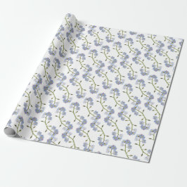 Papel De Presente Esqueça-me não flores