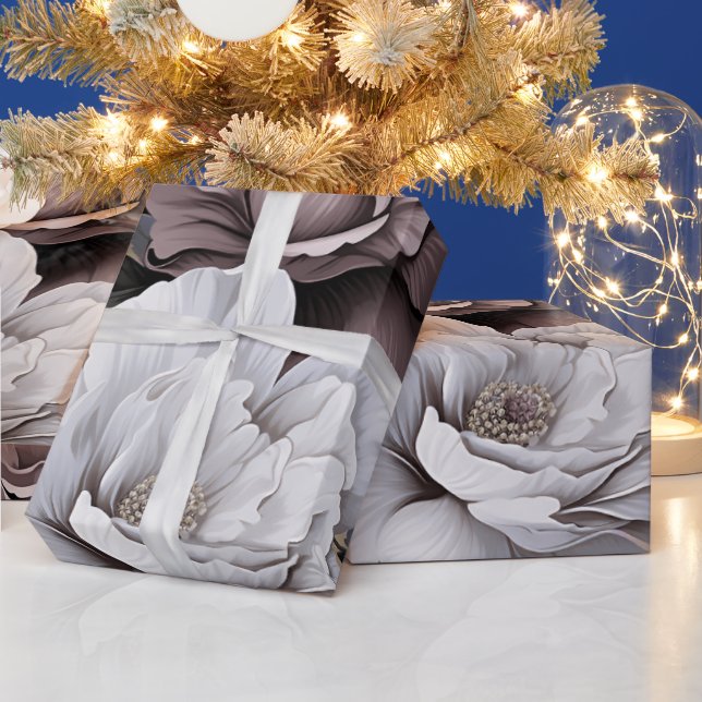 Papel De Presente Essência Elegante Naturalmente Floral (Feriados)