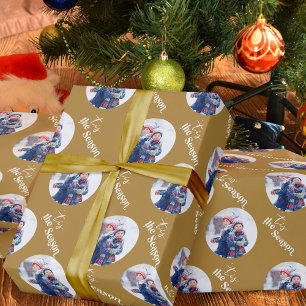 Papel De Presente Esta é a estação Elegante Tipografia redonda Foto 