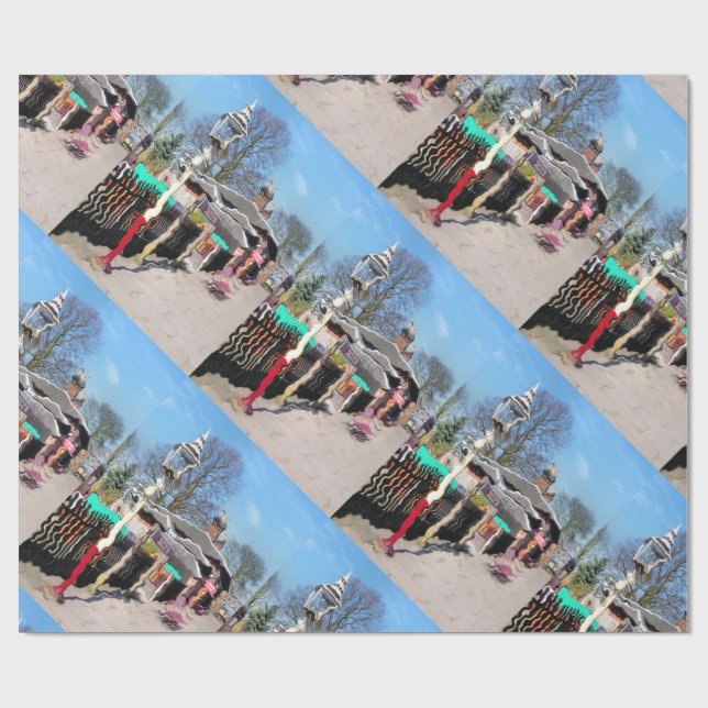 PAPEL DE PRESENTE ESTAÇÕES DE COMBOIO ANTIGAS (Aberto)