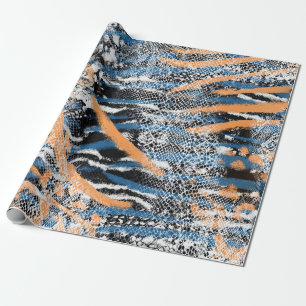 Papel De Presente Estampa de Animal Selvagem
