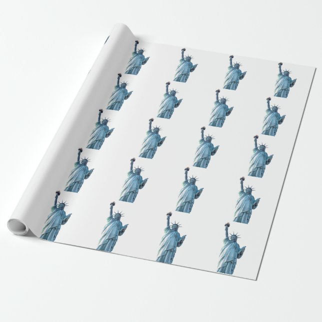 Papel De Presente Estátua da liberdade (Desenrolado)