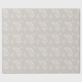 Papel De Presente Estética do Padrão Floral Boho Chic