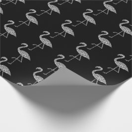 Papel De Presente Estilhaço de brilho de prata espumante