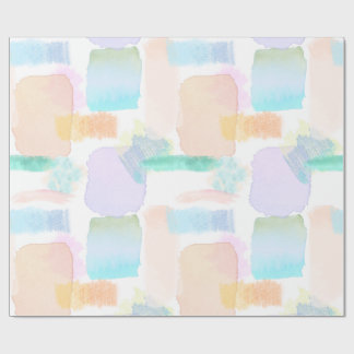 Papel De Presente Estilo Aquarela