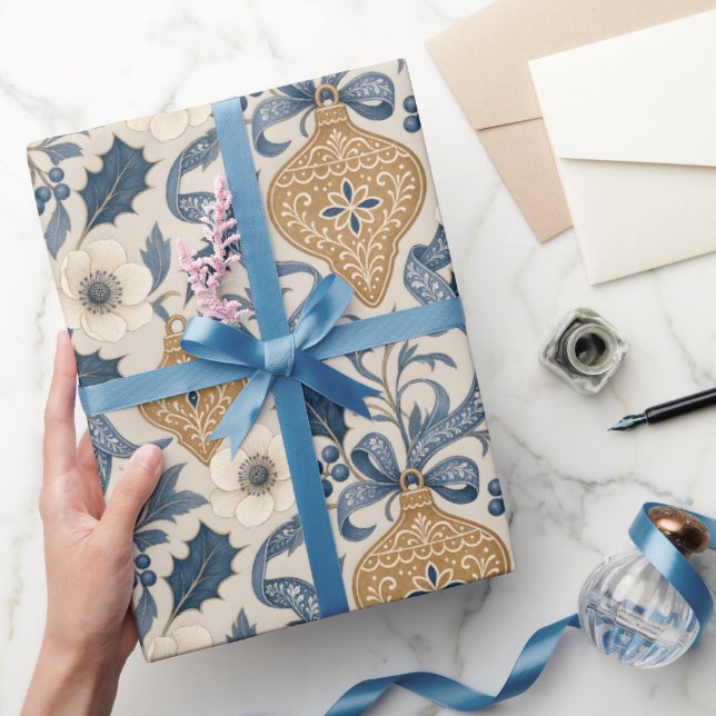 Papel De Presente Estilo de Férias de William Morris (Presentear)